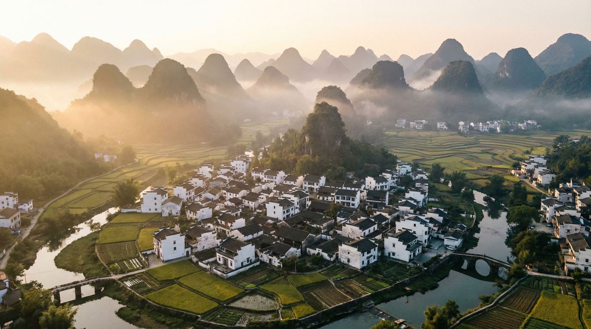 国产自拍视频：航拍中国最美古镇